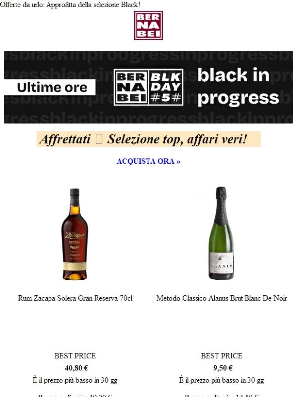 Black in Progress 🖤 Prezzi fuori controllo!