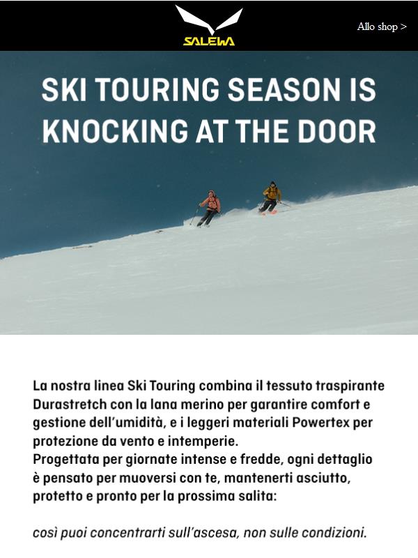 Ski Touring season is knocking at the door