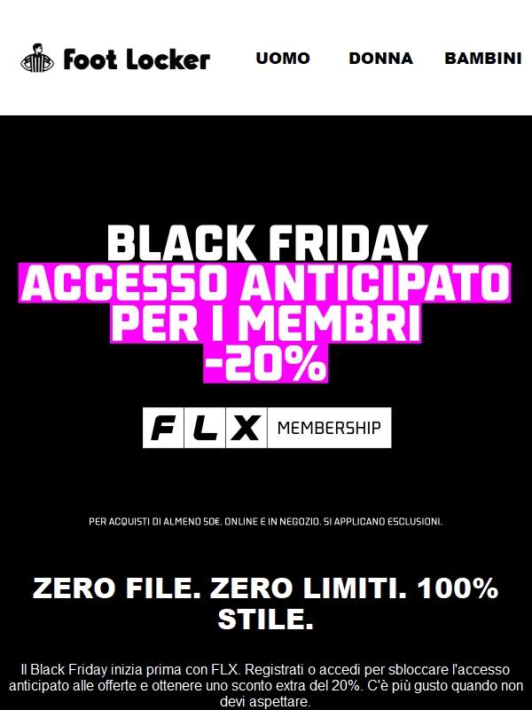Accesso anticipato. -20% Extra. Solo per i Membri. 🔐