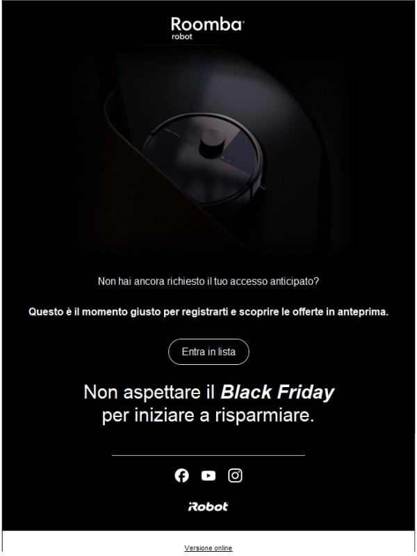 Black Friday in anteprima 🖤