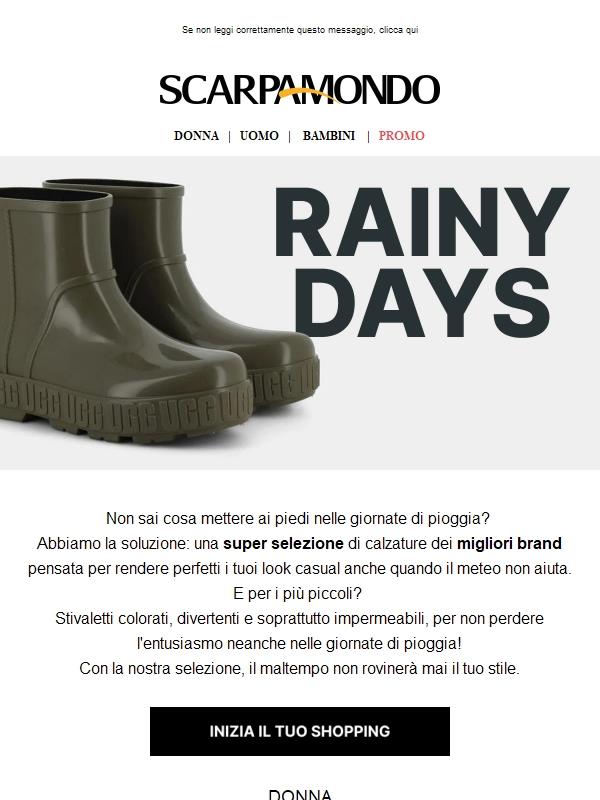 ☔ Allerta pioggia? No problem!