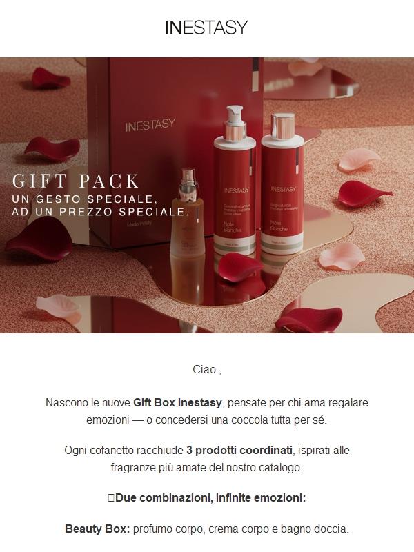 Nascono le nuove Gift Box Inestasy per i tuoi regali speciali ✨🎁