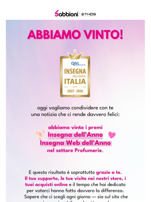 🏆 Un doppio traguardo da festeggiare insieme!