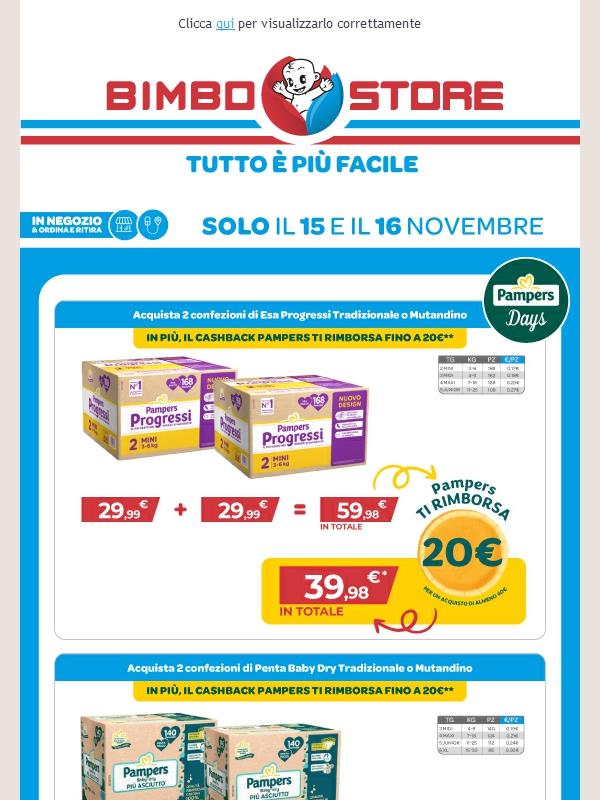 ⏰ Pampers 15-16/11 - Hero solo il 15!