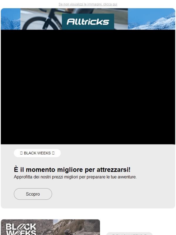 ⚫ BLACK WEEKS ⚫ Ci siamo!