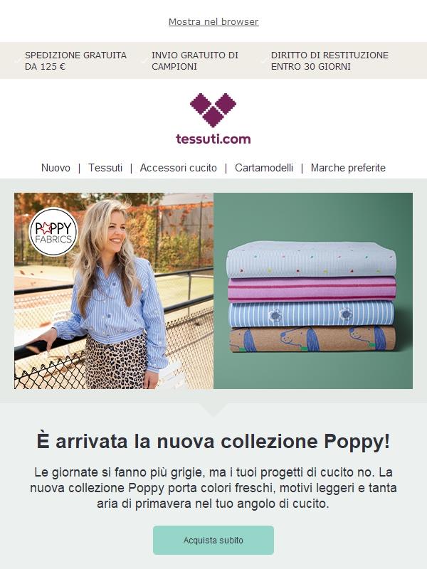 È arrivata la nuova collezione Poppy!