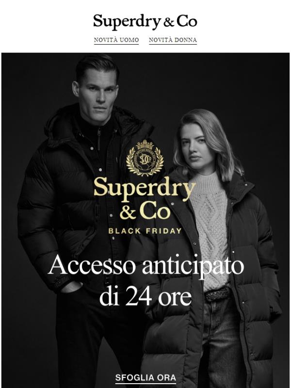 Sblocca l’accesso anticipato al Black Friday