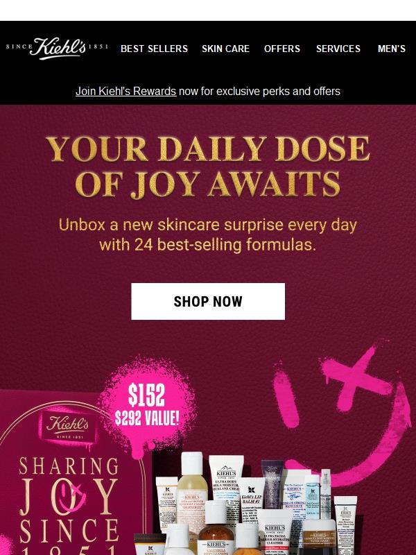 Your Moment to Try All Things Kiehl's