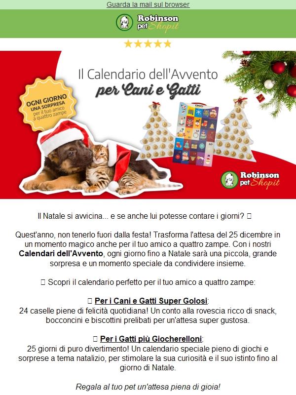 🎁 Sono arrivati i Calendari dell'Avvento per Cani e Gatti 🐾