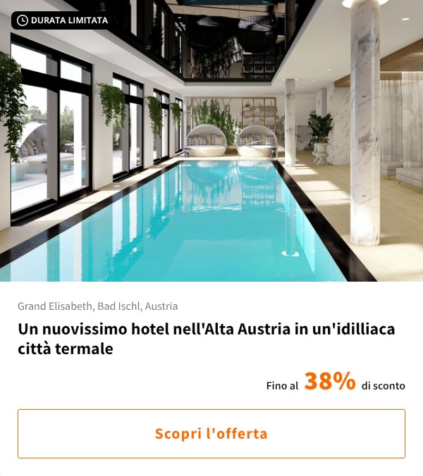 Un nuovissimo hotel nell'Alta Austria in un'idilliaca città termale