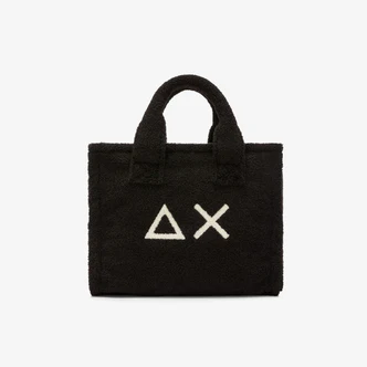 Shopping Bag Midi Cali in Teddy / Nero