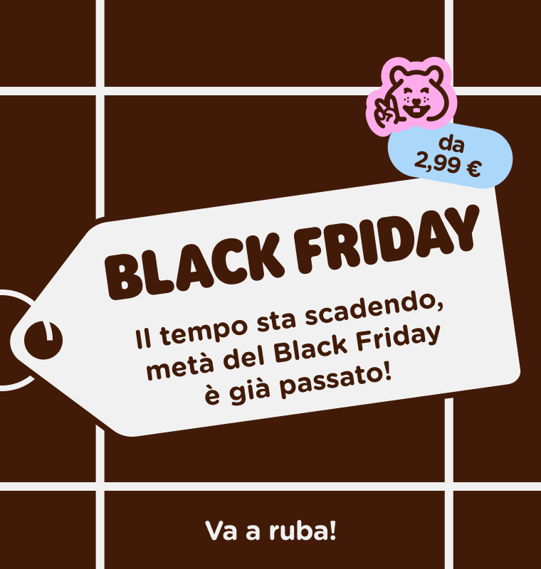  Black Friday da 2,99 €