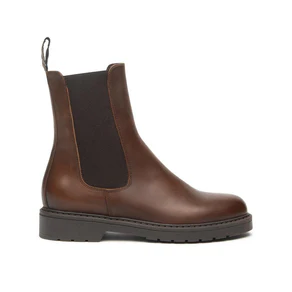 Nero Giardini Stivaletti Chelsea in Pelle Marrone