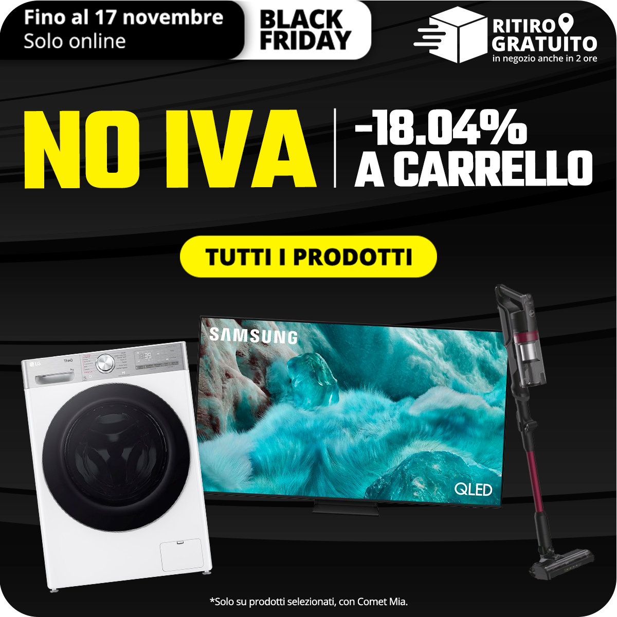 Black Friday: NO IVA online