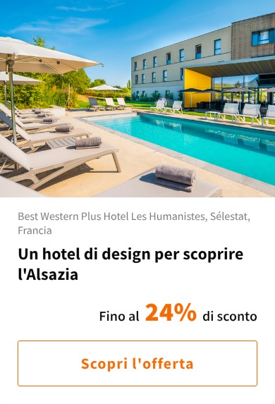 Un hotel di design per scoprire l&#x27;Alsazia