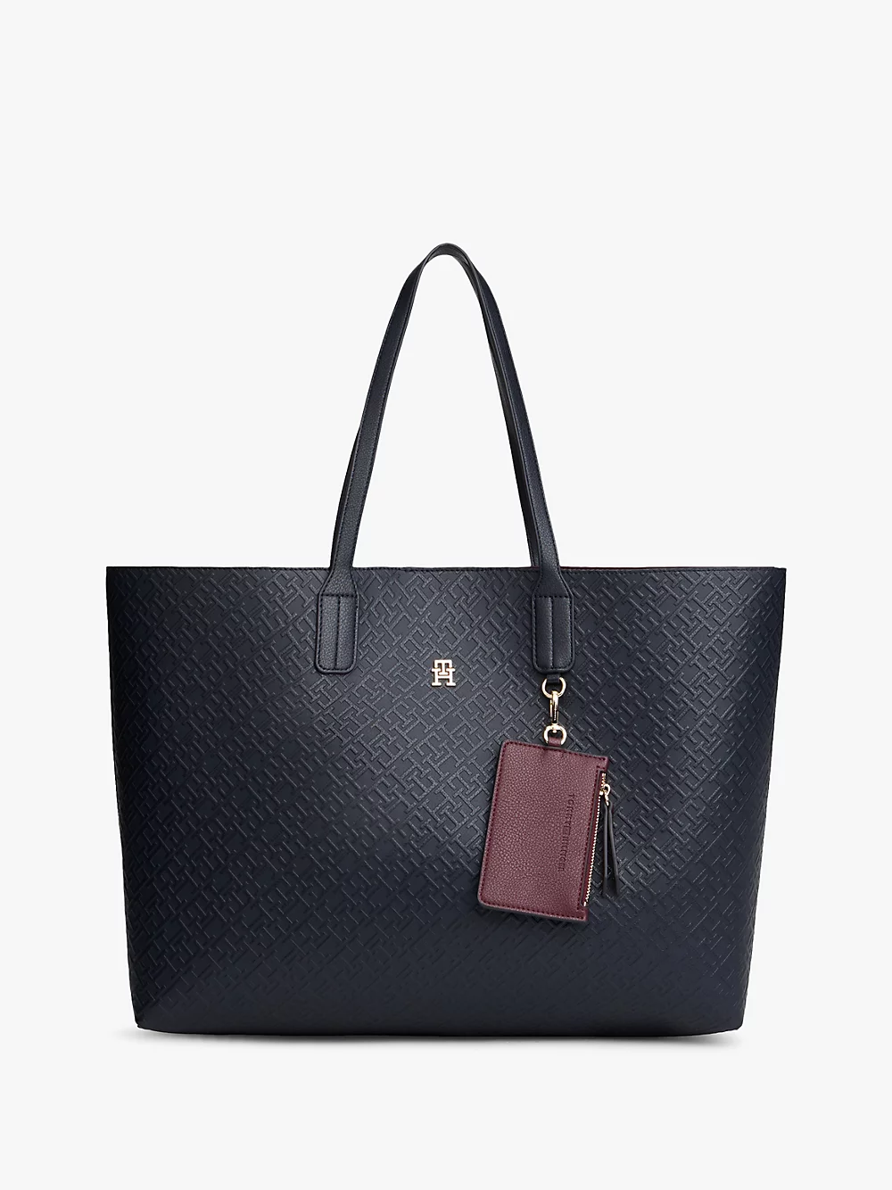 Borsa tote Hilfiger Icon con monogrammi TH