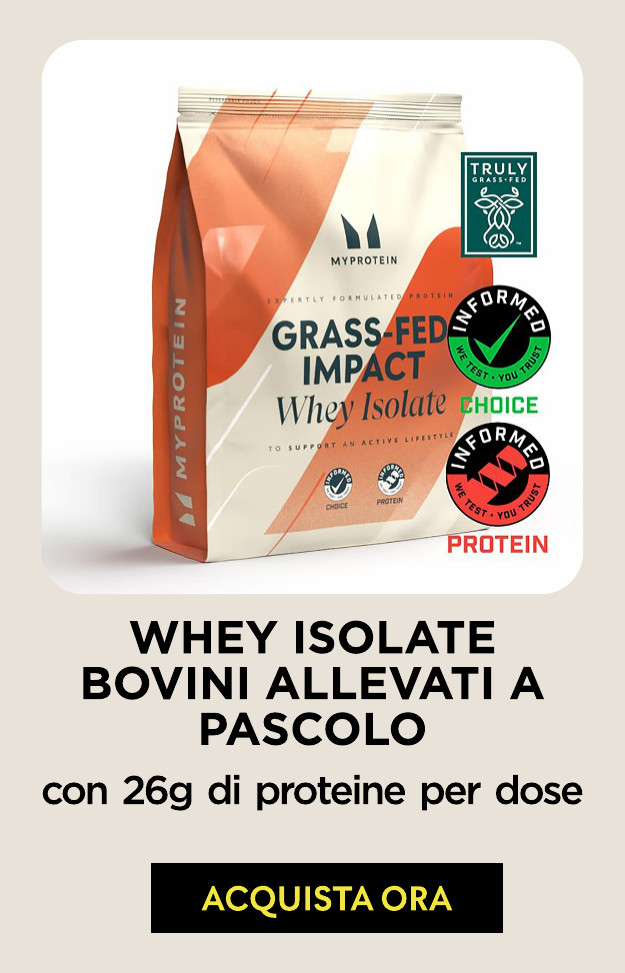proteine isolate bovini allevati a pascolo