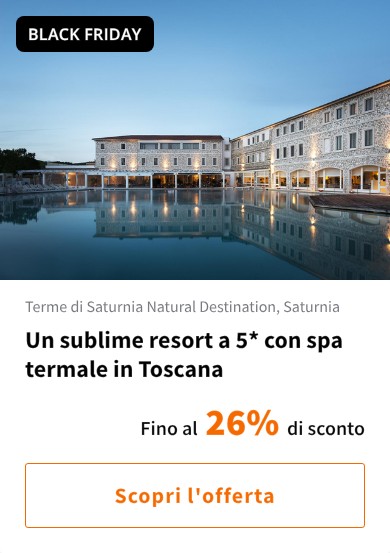 Un sublime resort a 5* con spa termale in Toscana
