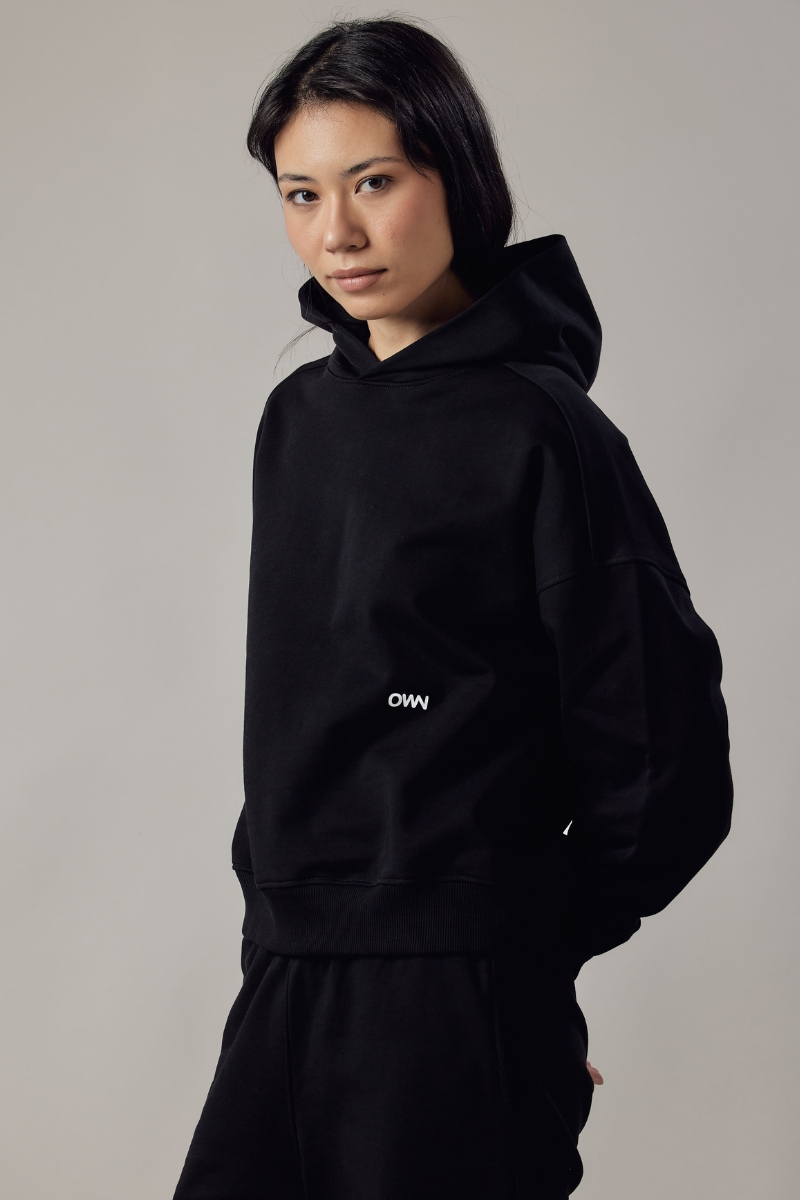 Felpa con Cappuccio Loose Fit Donna