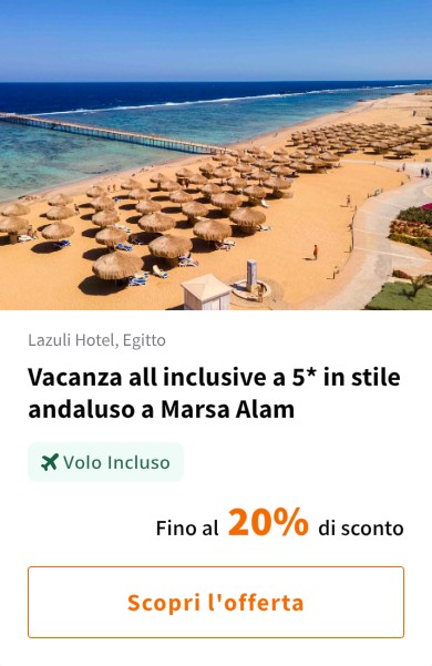 Vacanza all inclusive a 5* in stile andaluso a Marsa Alam