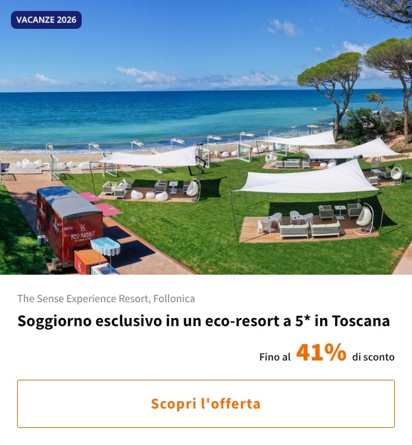 Soggiorno esclusivo in un eco-resort a 5* in Toscana