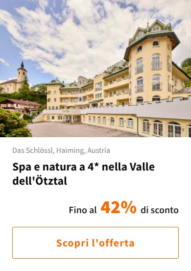 Spa e natura a 4* nella Valle dell&#x27;Ötztal