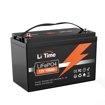 ⚡Più Venduto⚡LiTime 12V 100Ah Batteria al Litio LiFePO4 Ciclo Profondo