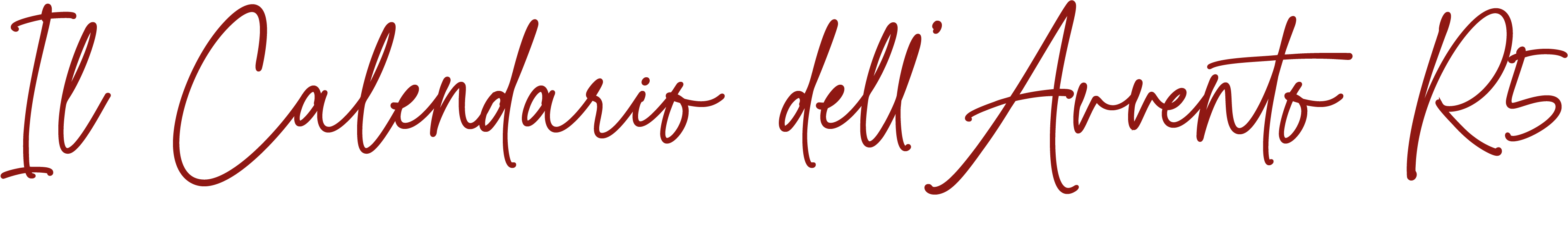 R5 Calendario dell'Avvento