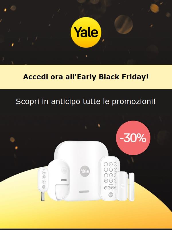 Early Black Friday: Kit Allarme Smart ad un prezzo esclusivo!