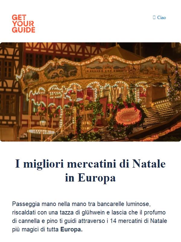 14 magici mercatini di Natale in Europa 🎄✨