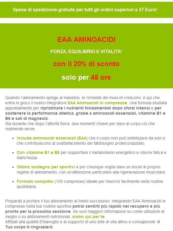 Massimizza il tuo recupero con EAA Aminoacidi : forza, energia e rapidità 💪