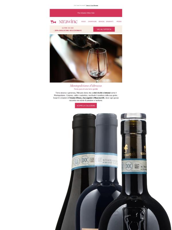 ULTIME 48 ORE: 20% di sconto su 200 bollicine