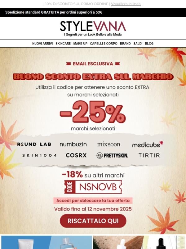 ❤️‍🔥Agisci in fretta! Novembre -25 % sta per finire | mixsoon, numbus:n, SKIN1004