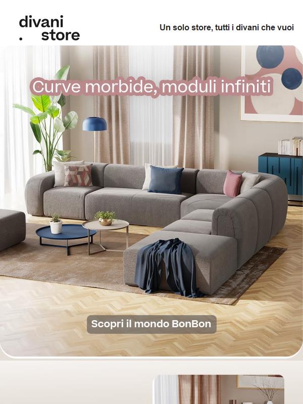 ✨ BonBon: il divano modulare che trasforma il tuo living