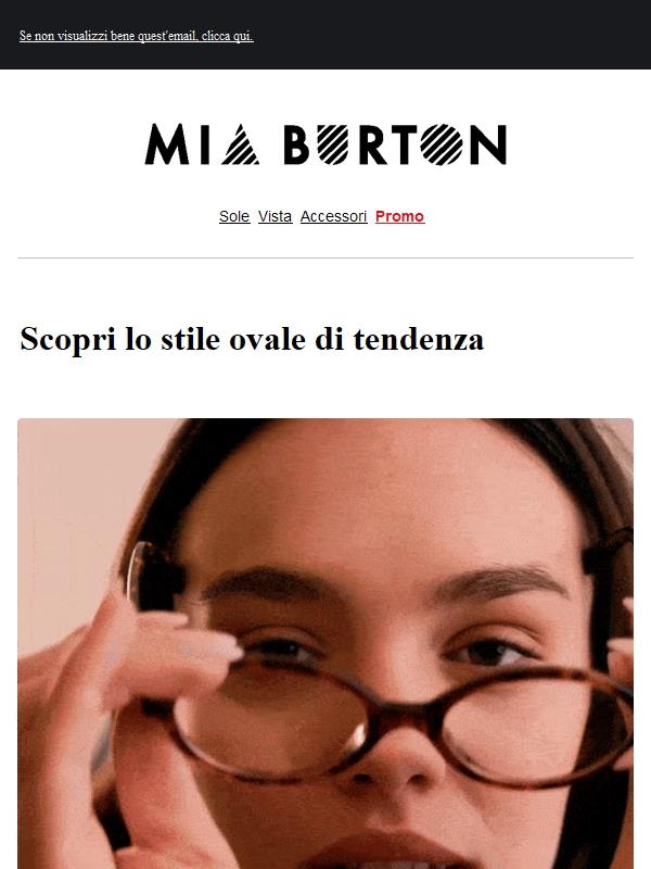 Il modello ovale ora in saldo