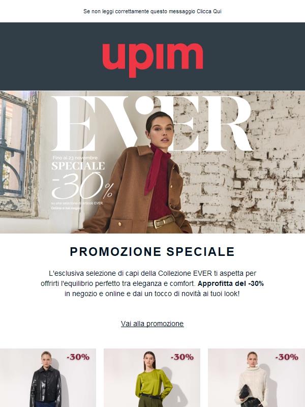 SPECIALE | -30% sulla collezione EVER