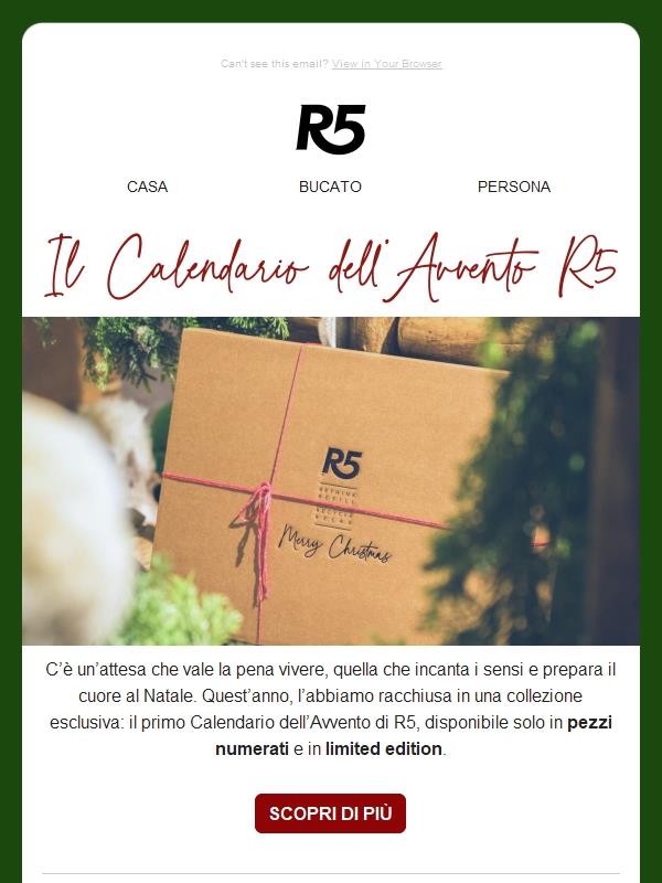 Il Calendario dell'Avvento R5 🎄