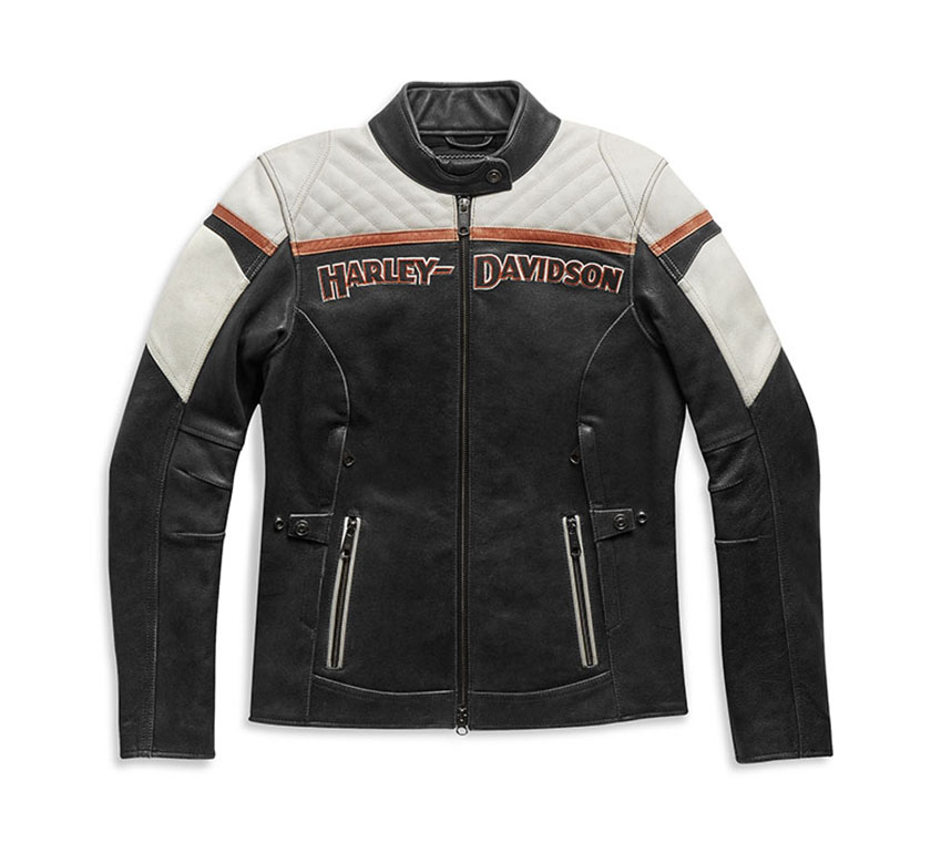 GIACCA IN PELLE MISS ENTHUSIAST II CON TRIPLE VENT SYSTEM H‑D<sup>®</sup> DA DONNA