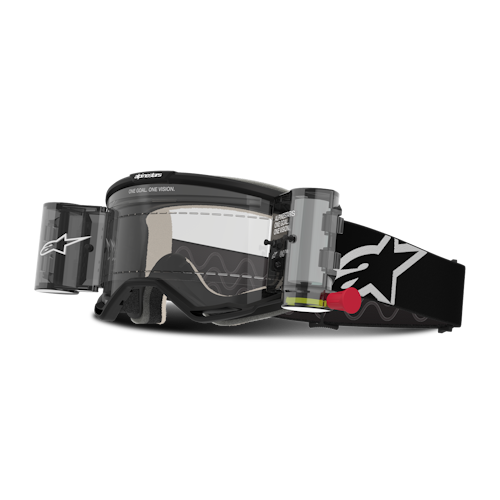 Maschera Cross Alpinestars Vision 5 Corp Lente Trasparente