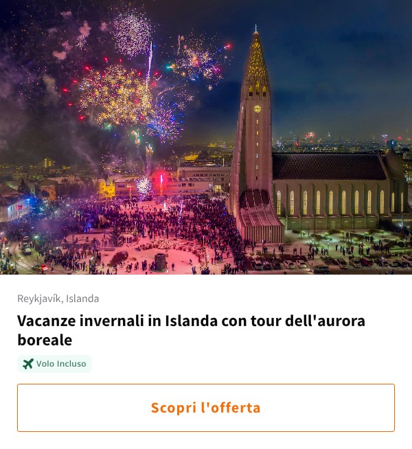 Vacanze invernali in Islanda con tour dell'aurora boreale