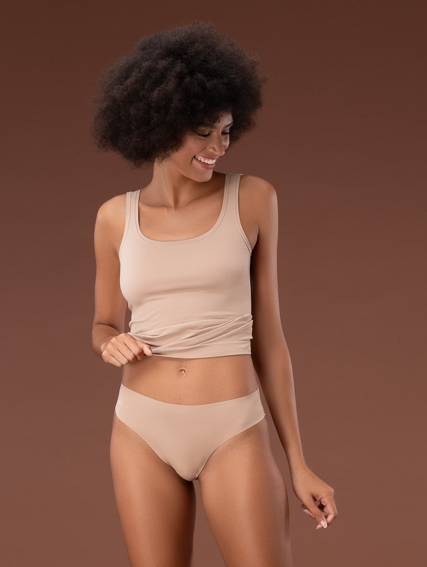 Image of Slip Taglio Vivo Nudo