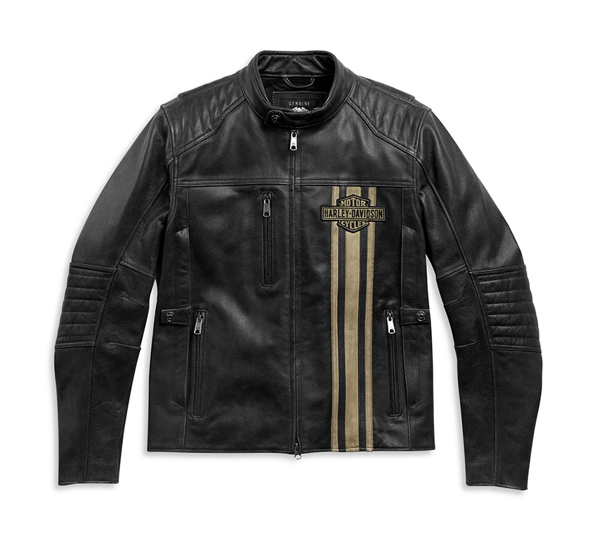 GIACCA IN PELLE DA UOMO H‑D<sup>®</sup> TRIPLE VENT PASSING LINK II