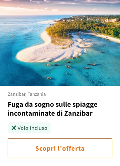 Fuga da sogno sulle spiagge incontaminate di Zanzibar