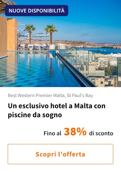 Un esclusivo hotel a Malta con piscine da sogno