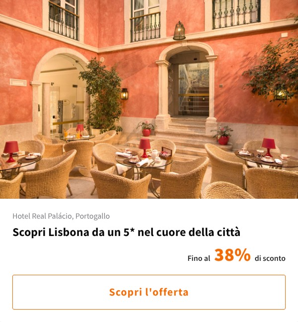 Scopri Lisbona da un 5* nel cuore della città