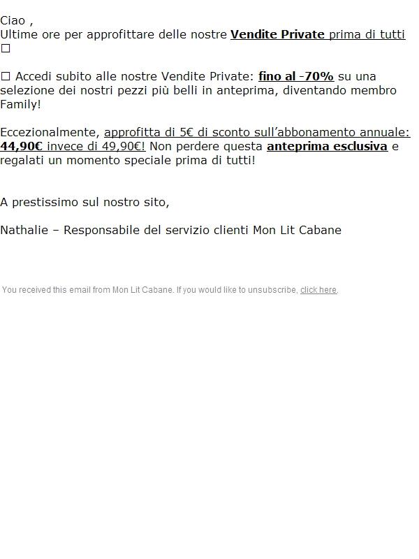 Non perdere il tuo accesso esclusivo...