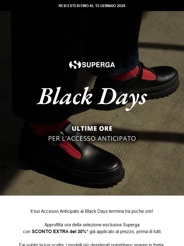 Black Days - Ultime ore esclusive ⌛