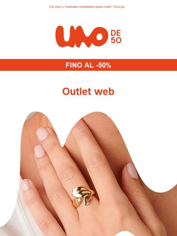 OUTLET WEB -50% 🔥