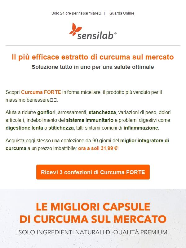 Estratto di curcuma più potente in offerta speciale💛