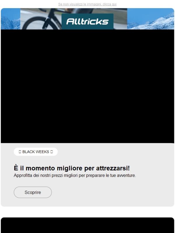 Black Weeks: Fino al 50% di sconto, le migliori offerte dell'anno sono già qui!